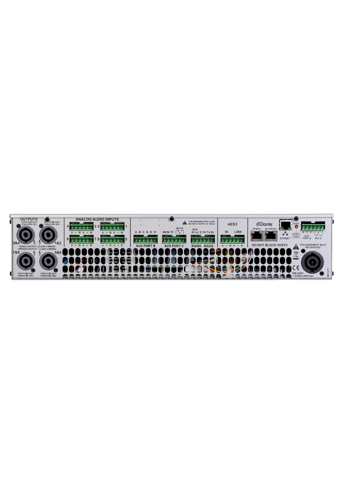 LINEA RESEARCH 44 C6 4-Channel DSP Power Amplifier Ñ 4 _ 1,500 W @ 4½/100V