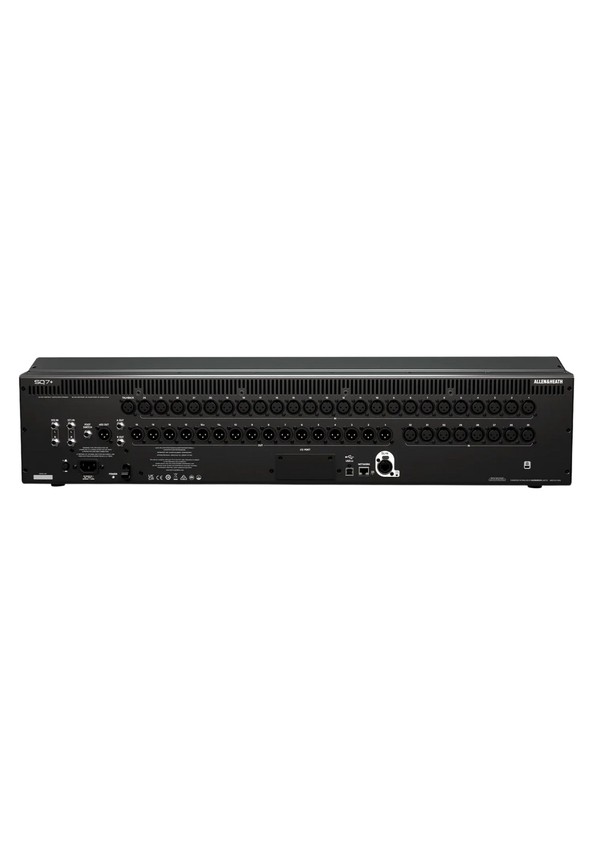 ALLEN & HETAH SQ7+ 48 Channel 96kHz Digital Mixer 32 PreAmps / 4 RackUltraFX