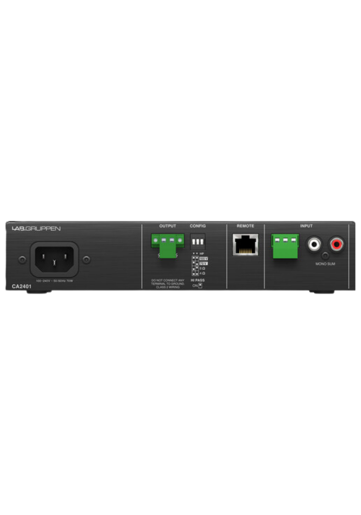 LAB GRUPPEN CA2401 Commercial Amplifier Ñ 1 _ 240 W @ 100V