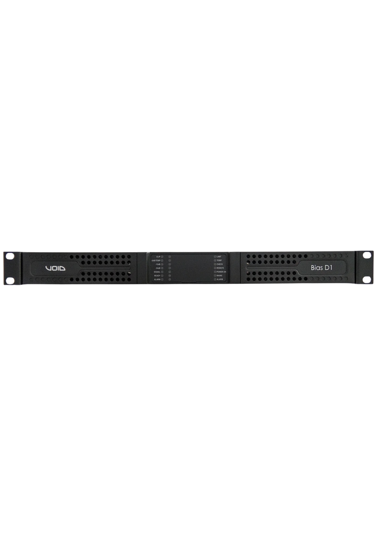 VOID ACOUSTICS BIAS D1 2-Channel Power Amp with DSP Ñ 2 _ 800 W @ 4½