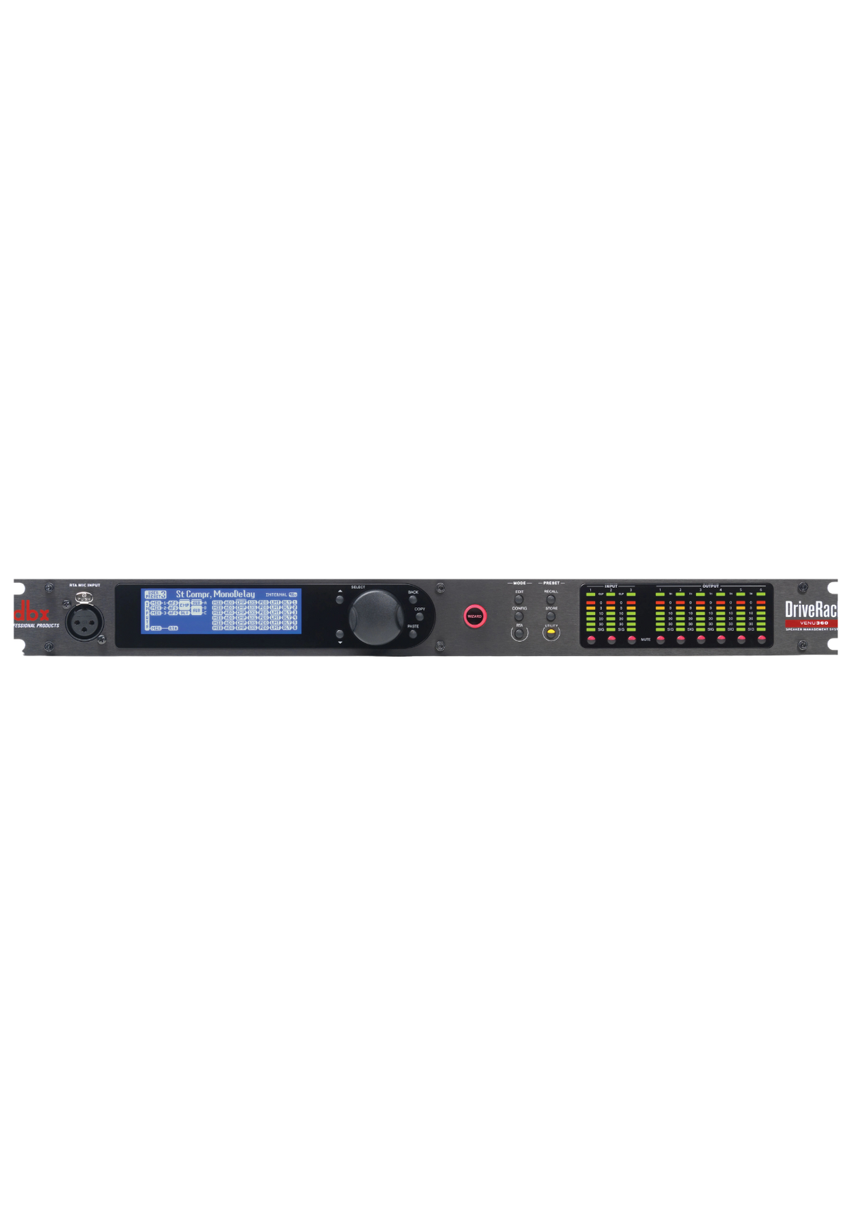 DBX DRIVRACK VENU360 Sound Management Processor with Mobile Control 1U