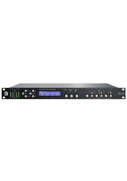 LINEA RESEARCH NSC46 4 in/6 out Networked System Controller 96kHz DSP 1U
