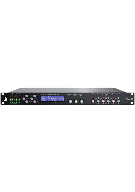 LINEA RESEARCH NSC46 DANTE 4 in/6 out Networked System Controller 96kHz DSP 1U