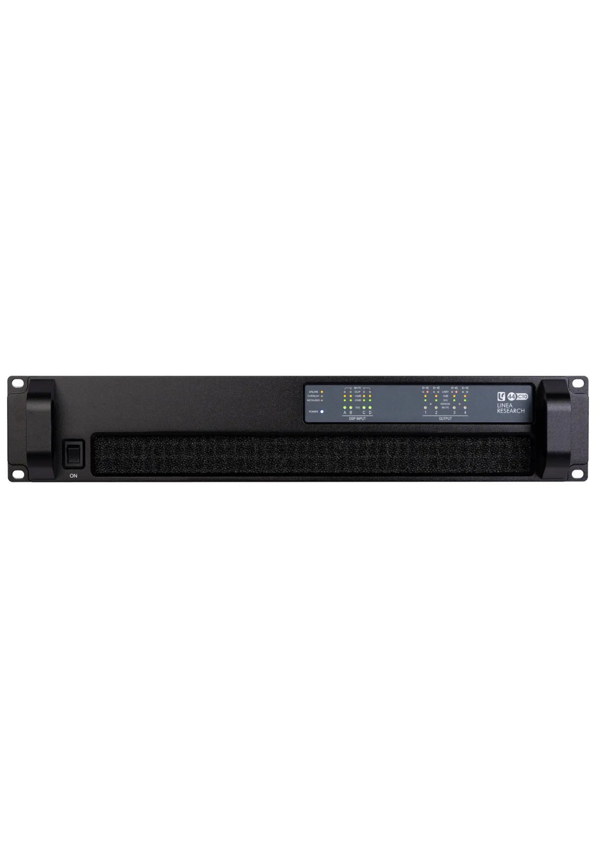 LINEA RESEARCH 44 C10 DANTE 4-Channel DSP Power Amplifier Ñ 4 _ 2,500 W @ 4½/100V