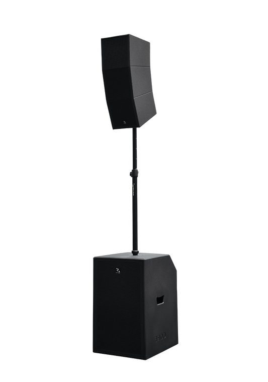 STUDIO MASTER CORE 151 1,100 W RMS / 4,400 W Peak 15" Active Curved Array PA Speaker System + DSP Mixer