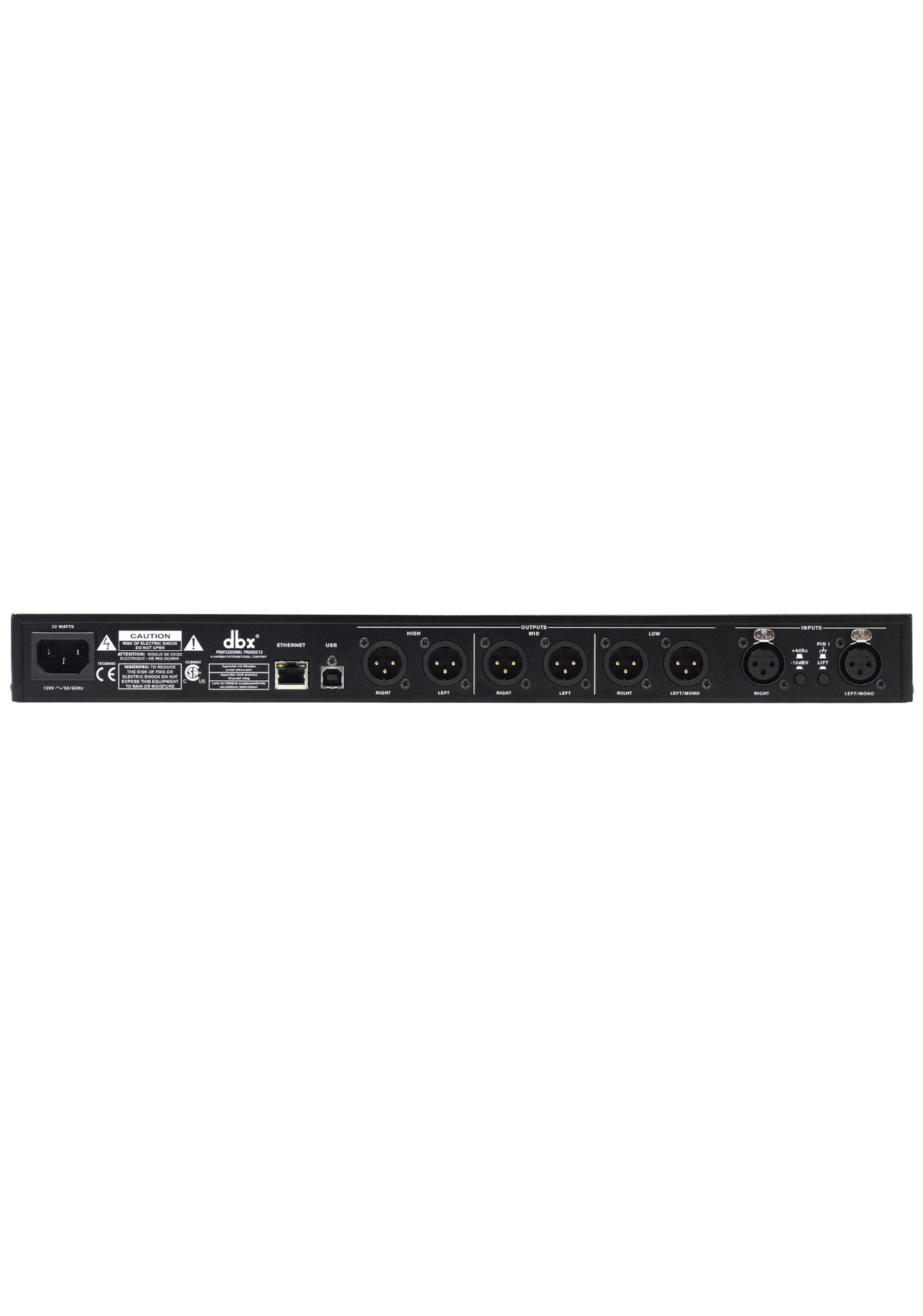 DBX DRIVRACK PA2 2x6 Sound Management Processor with Mobile Control 1U