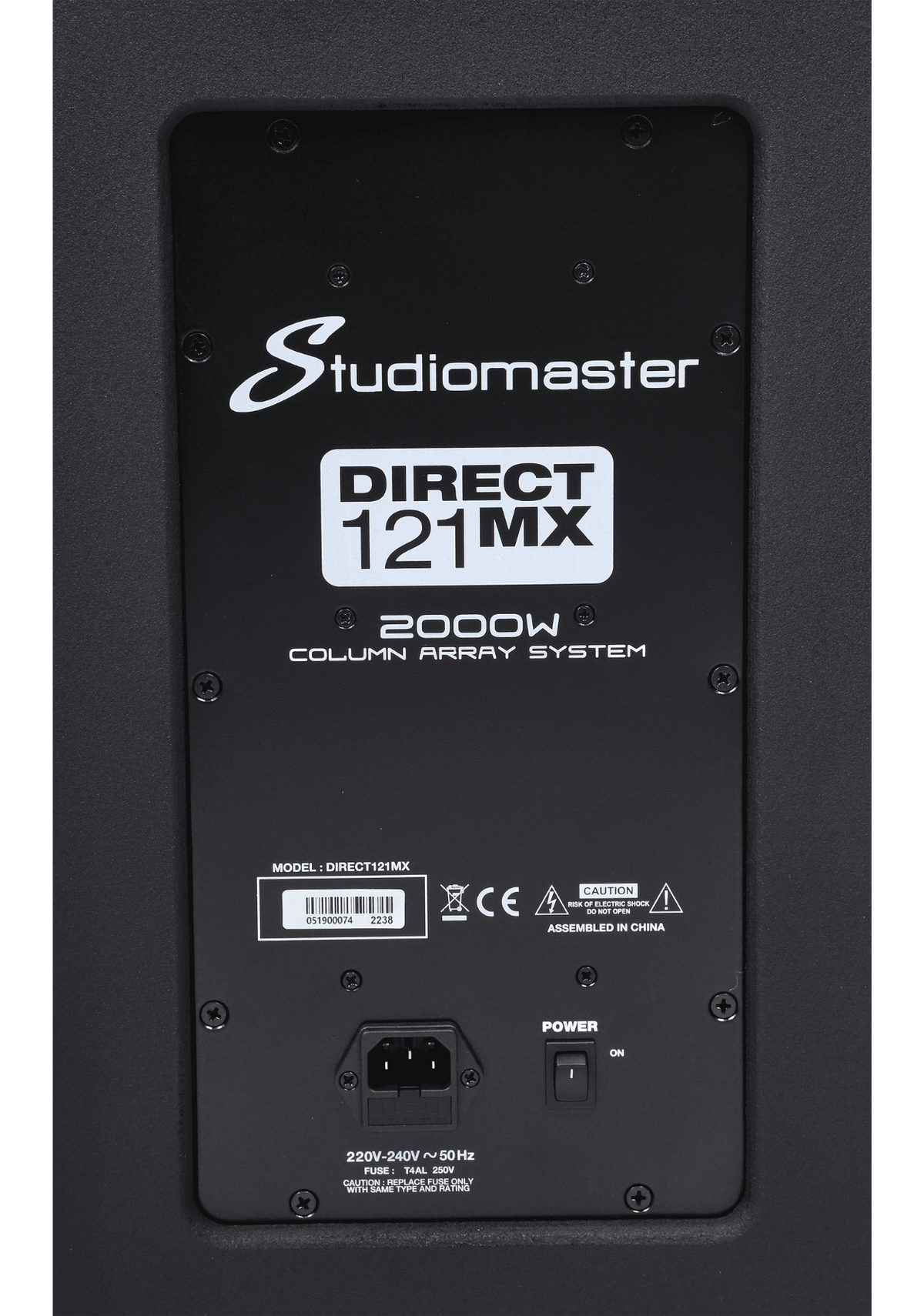 STUDIO MASTER DIRECT 121MX 2,000 W 12" Active All-in-One PA Speaker System + DSP Mixer