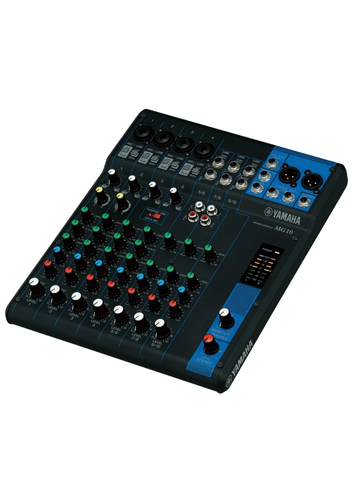 YAMAHA MG10 10-Channel Mixing Console 4 Mic / 10 Line with Knobs