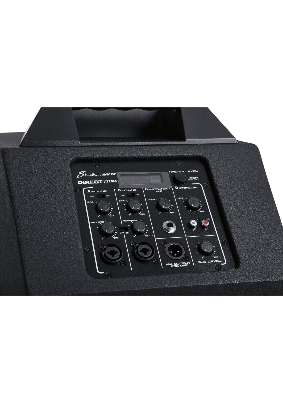 STUDIO MASTER DIRECT 121MX 2,000 W 12" Active All-in-One PA Speaker System + DSP Mixer