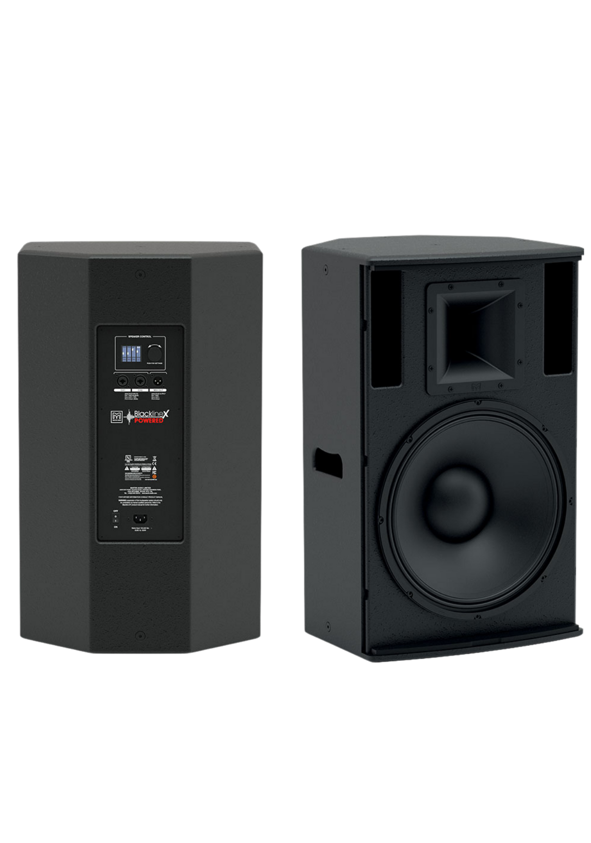 MARTIN AUDIO XP15 Blackline XP 15" 2-Way Powered Loudspeaker 1300W Black