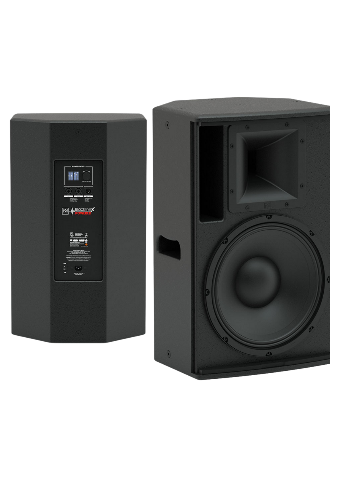 MARTIN AUDIO XP12 Blackline XP 12" 2-Way Powered Loudspeaker 1300W Black
