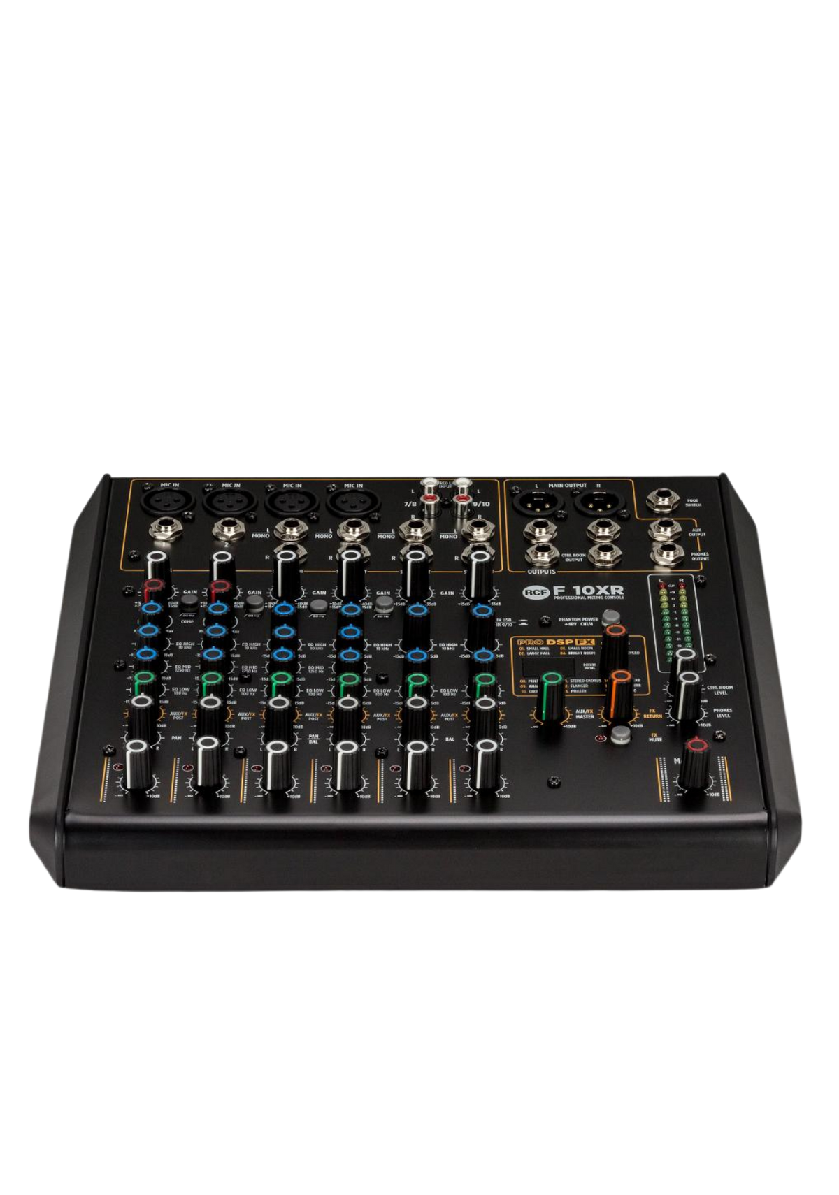RCF F10XR 10Ch Analogue Multi-FX Mixer 4xMic/2xMono/4xStereo-In