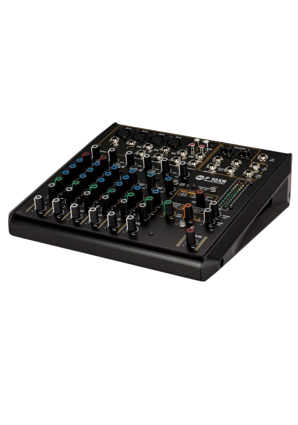 RCF F10XR 10Ch Analogue Multi-FX Mixer 4xMic/2xMono/4xStereo-In