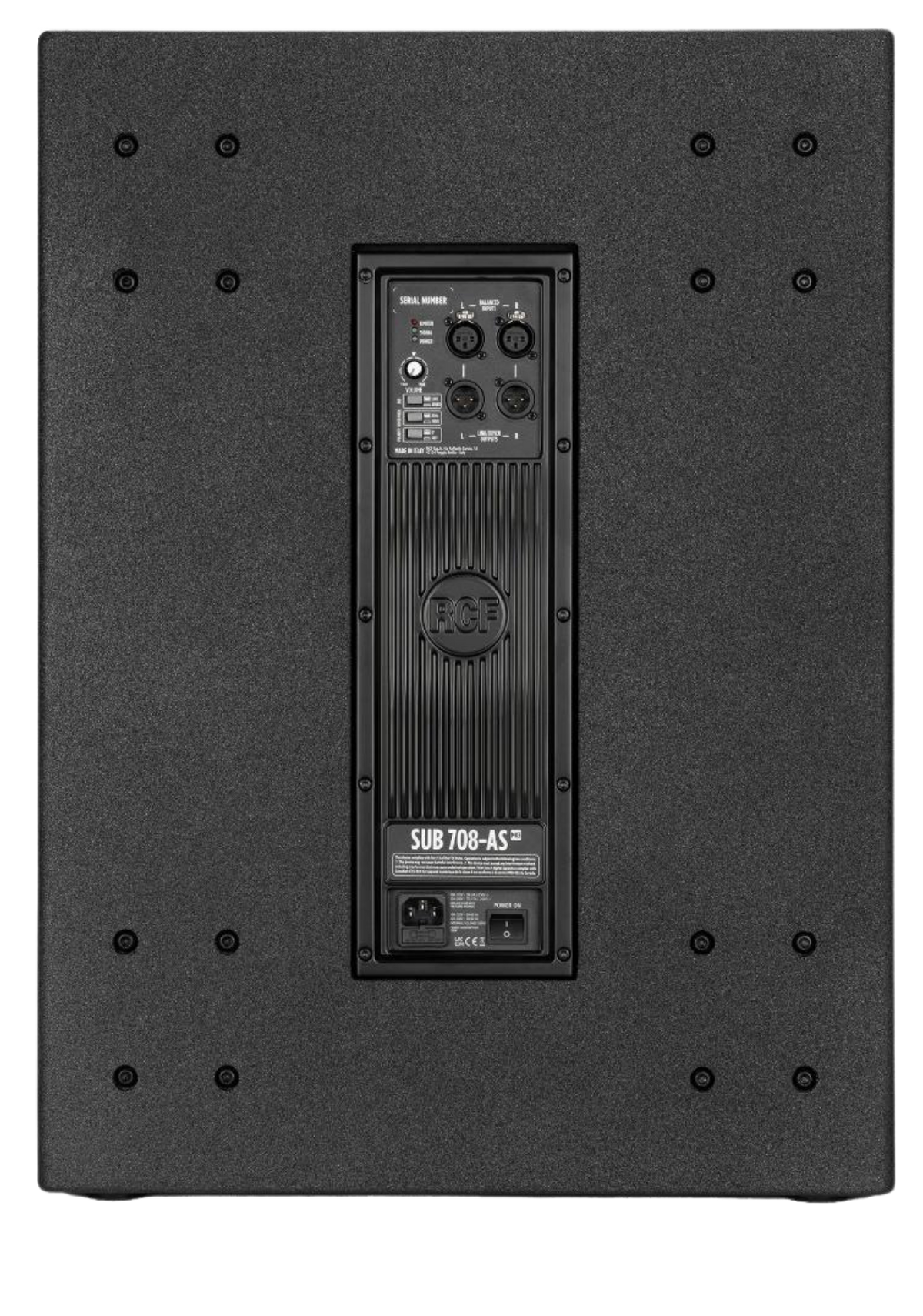RCF SUB 708-AS MK3 18" Birch Ply Active Subwoofer with DSP 1400W Blk