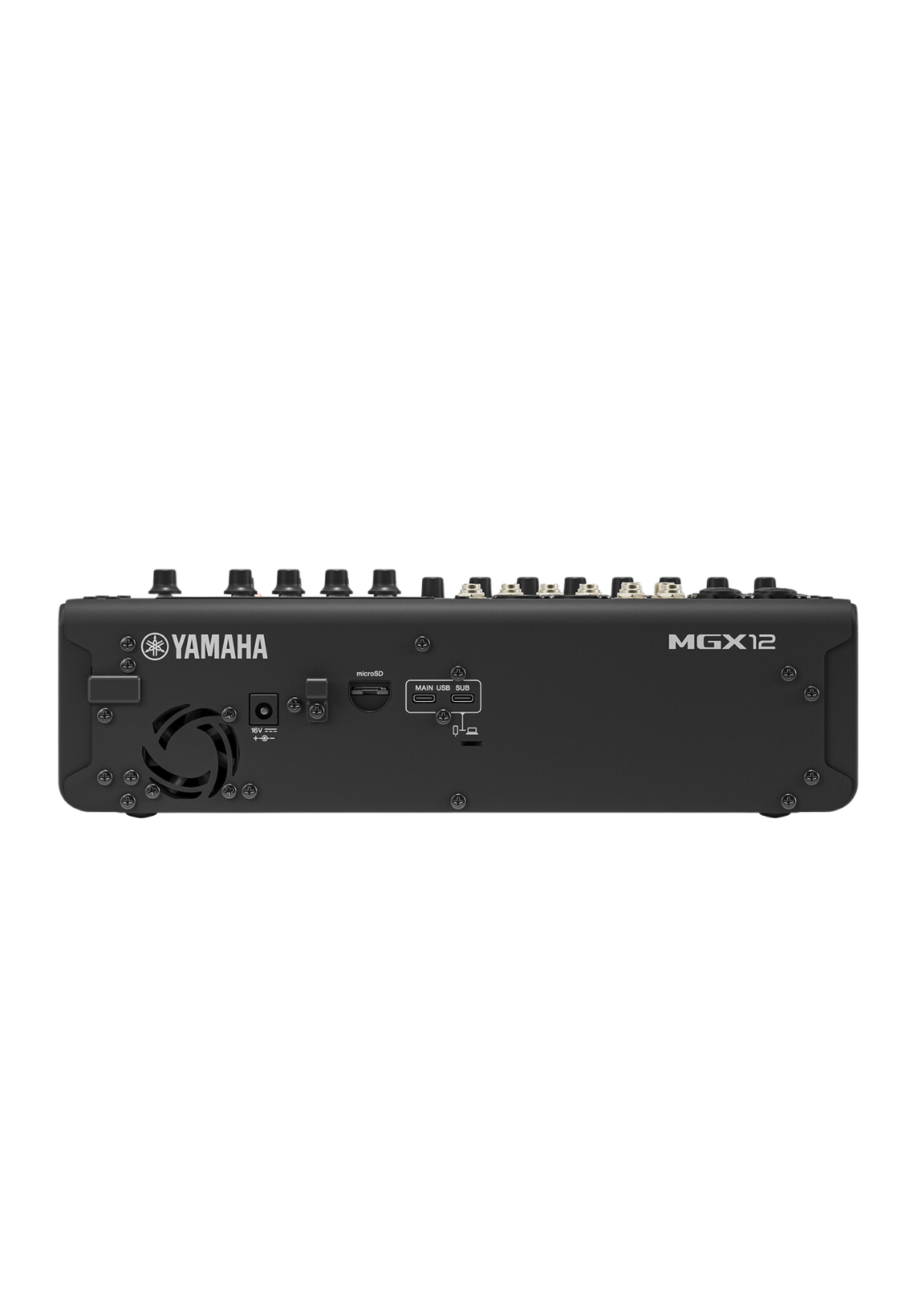 YAMAHA MGX12 B 12-Ch Mixing Console 4 Combo Line Black