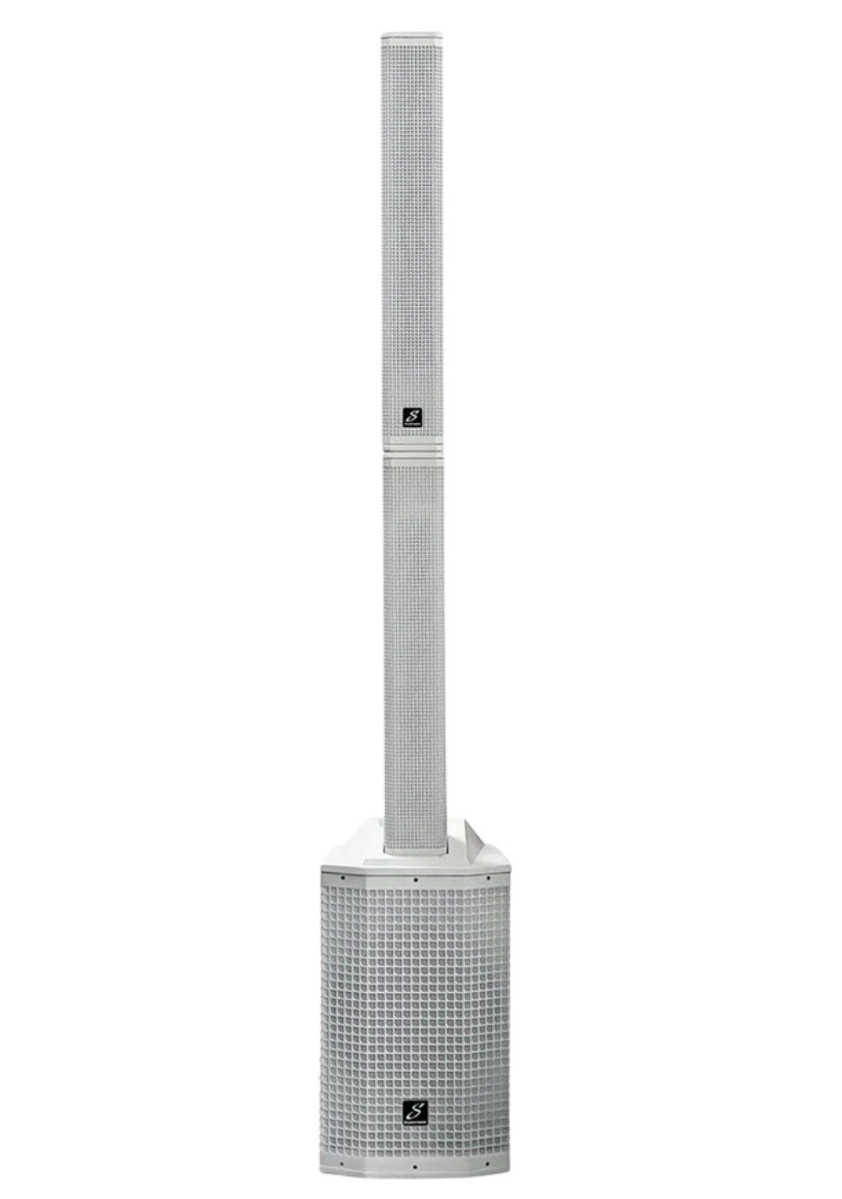 STUDIO MASTER DIRECT 121MX-WHITE 2,000 W 12" Active PA Speaker System + DSP Mixer