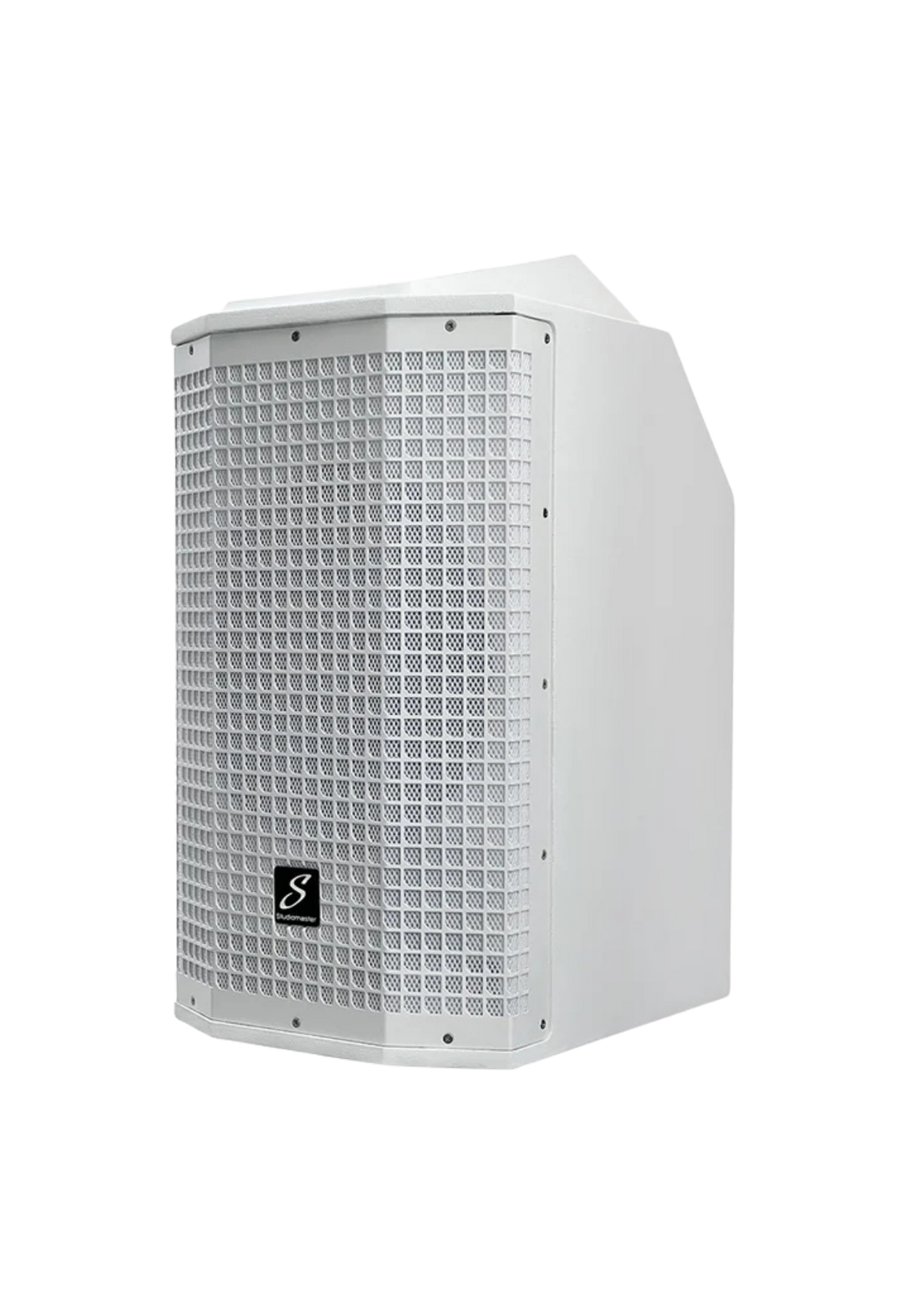 STUDIO MASTER DIRECT 121MX-WHITE 2,000 W 12" Active PA Speaker System + DSP Mixer
