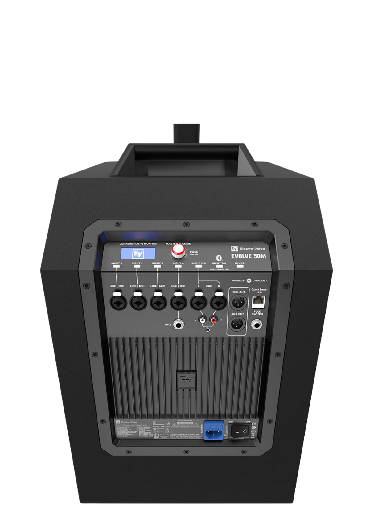 ELECTRO-VOICE EVOLVE 50M 1,000 W Portable Column System Ð black, 8-ch Mixer & Bluetooth, 12" Sub