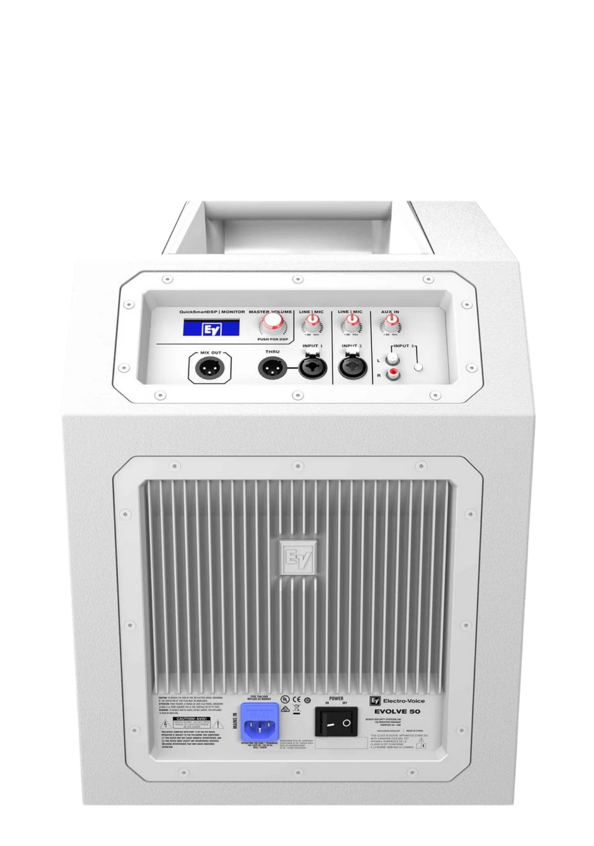 ELECTRO-VOICE EVOLVE 50 1,000 W Portable Column System Ð white, DSP & Bluetooth, 12" Sub
