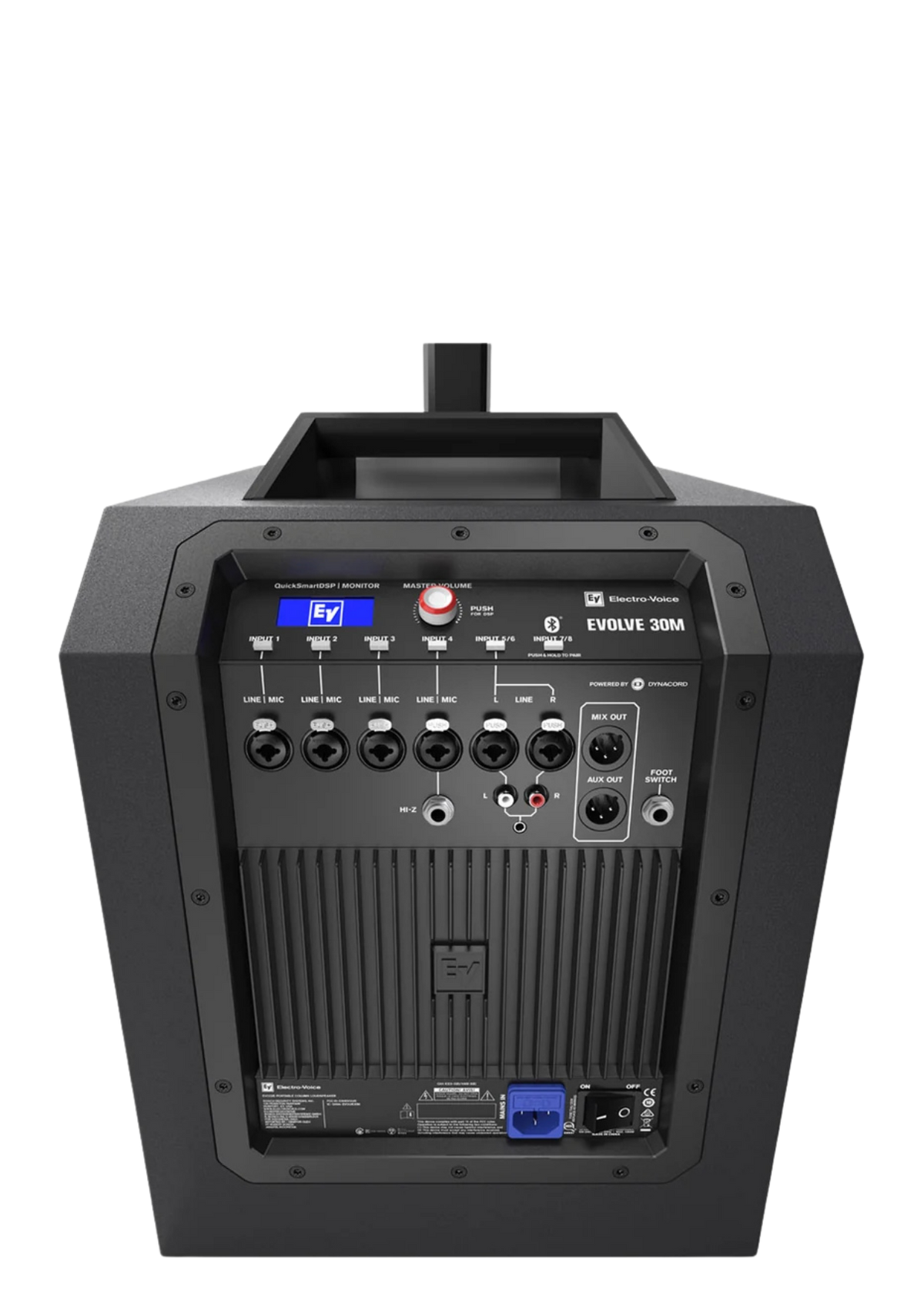 ELECTRO-VOICE EVOLVE 30M 1,000 W Compact Portable Column System Ð black, 8-ch Mixer & Bluetooth