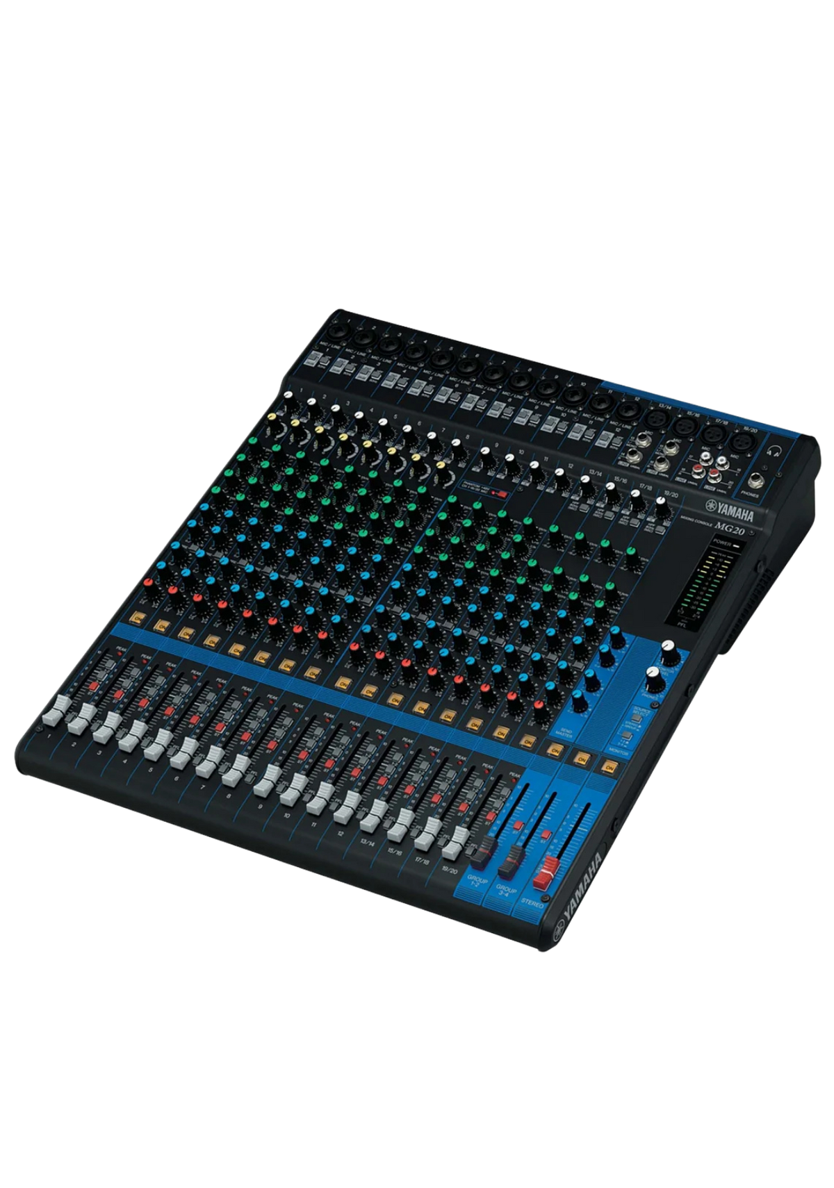 YAMAHA MG20 20-Channel Mixing Console 16 Mic / 20 Line with Faders