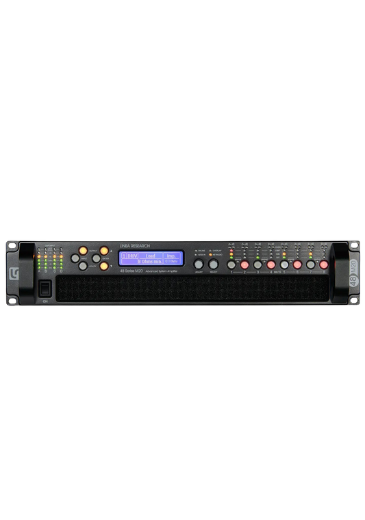 LINEA RESEARCH 48 M10 8-Channel DSP Power Amplifier Ñ 8 _ 1,250 W @ 4½/100V