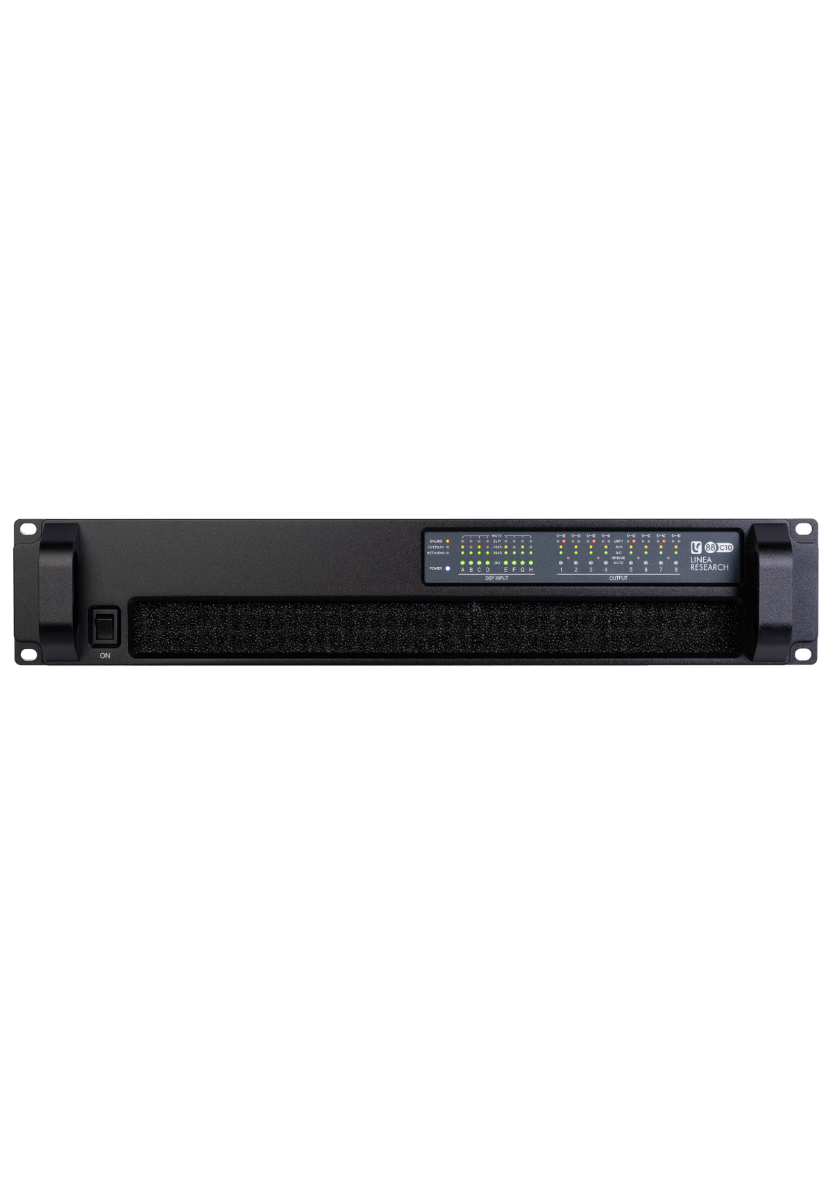 LINEA RESEARCH 88 C10 8-Channel DSP Power Amplifier Ñ 8 _ 1,250 W @ 4½/100V