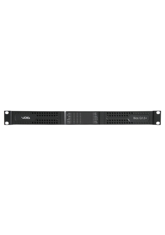 VOID ACOUSTICS BIAS Q1.5+ 4-Channel Power Amp with DSP Ñ 4 _ 600 W @ 4½