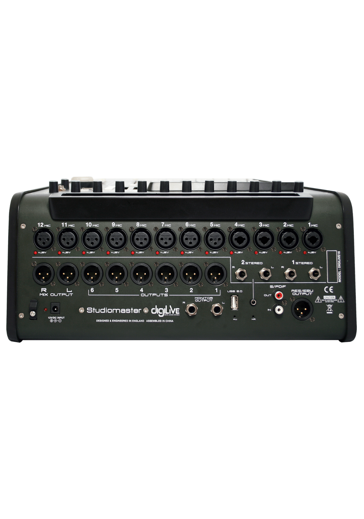 STUDIO MASTER digiLive 16 Digital Mixer 16 inputs / 16 Bus / 12 Mic / 2 Stereo