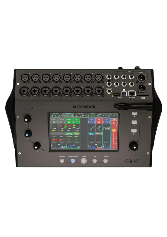 ALLEN & HEATH CQ-18T Ultra-Compact Digital Mixer with Wi-Fi 18in / 8out