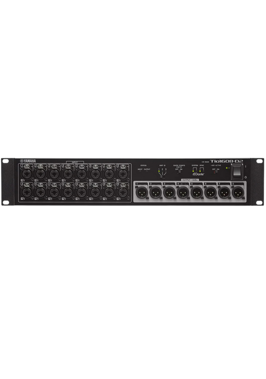 YAMAHA TIO1608-D2 I/O Rack Stagebox with Dante 16in /8out 96KHz