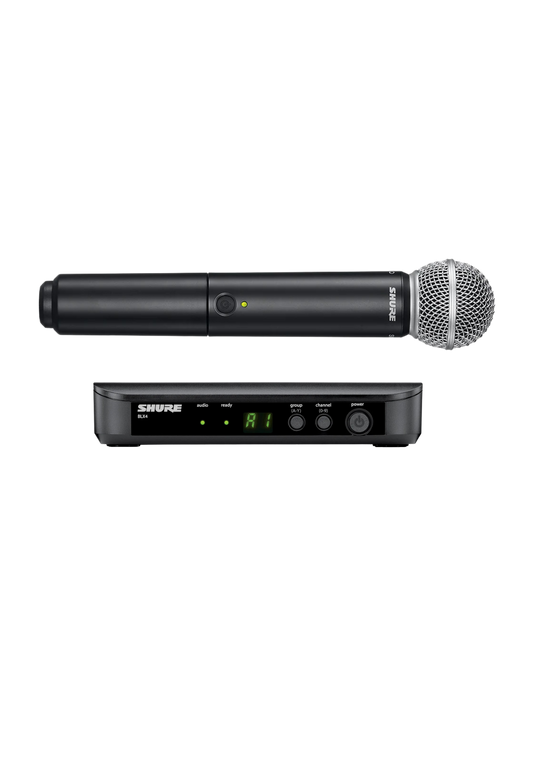 SHURE BLX24/SM58 Wireless Handheld System BLX4/SM58 K3E