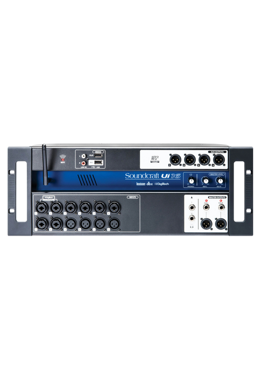 SOUNDCRAFT Ui16 Remote Control 16i/p Digital Mixer Built-In WiFi 19 Rack
